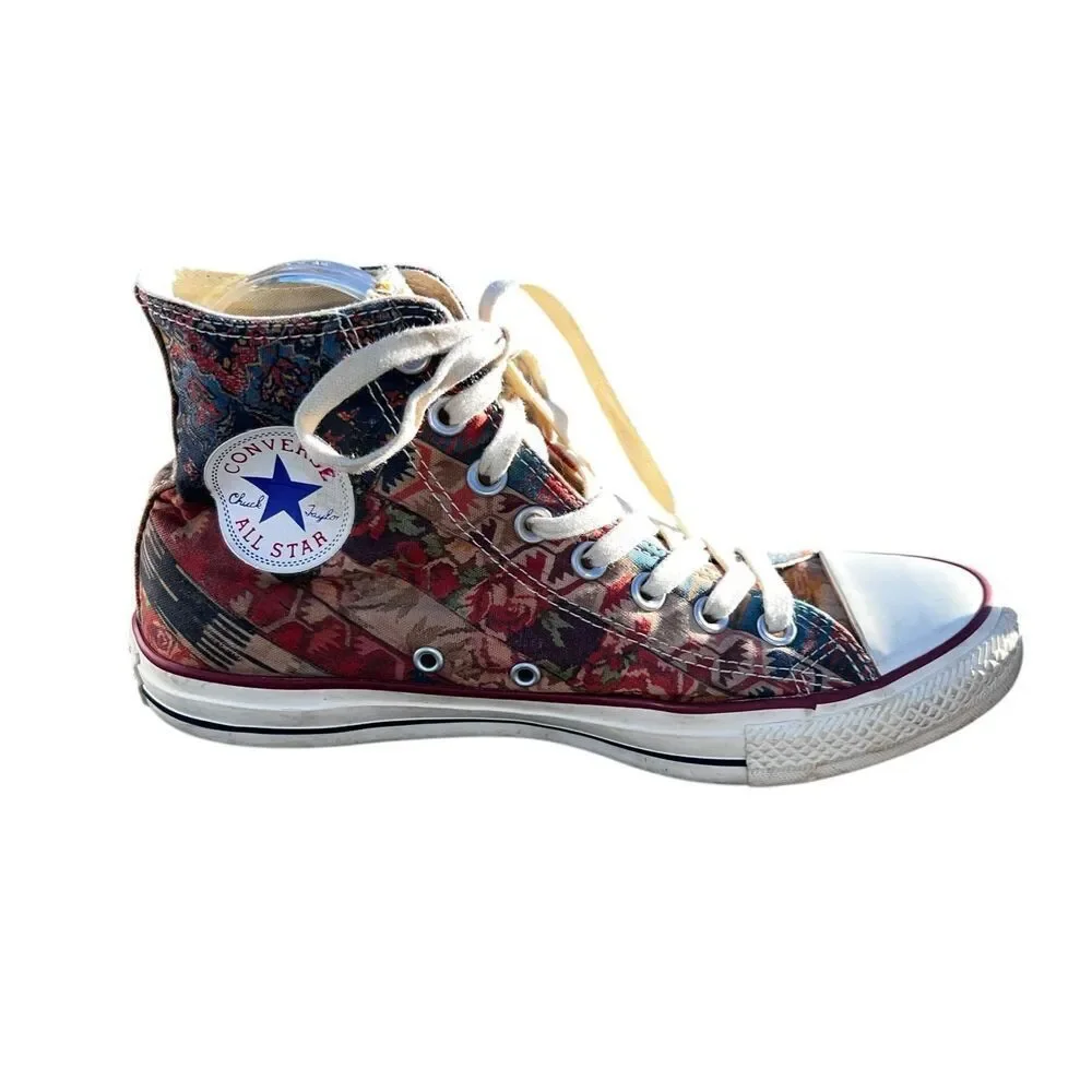 Converse Chuck Taylor All Star Hi Top Multi Natural patchwork 544836C Woman’s 9 - Picture 7 of 10